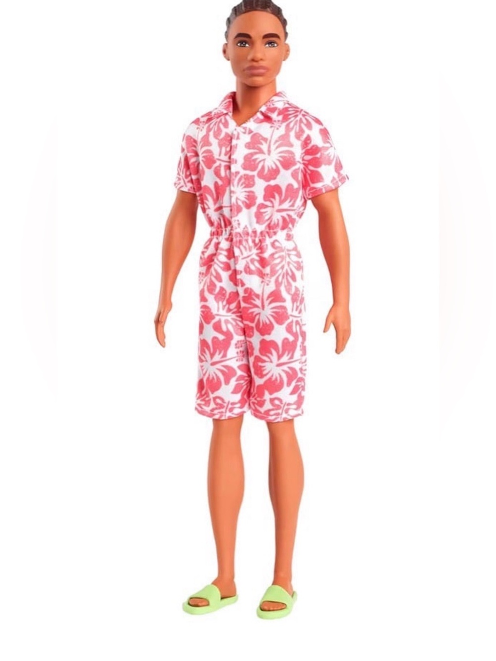 Barbie Fashionistas Ken Doll #235 with Braided Brown Hair